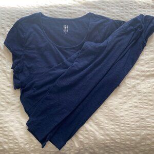 Title Nine Henerala 2.0 - Bundle Short & Long Sleeve - Peacoat (navy) - Size L